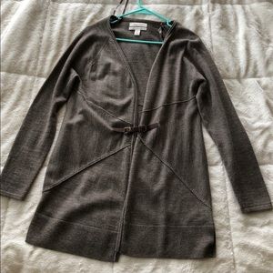 Brown wool cardigan